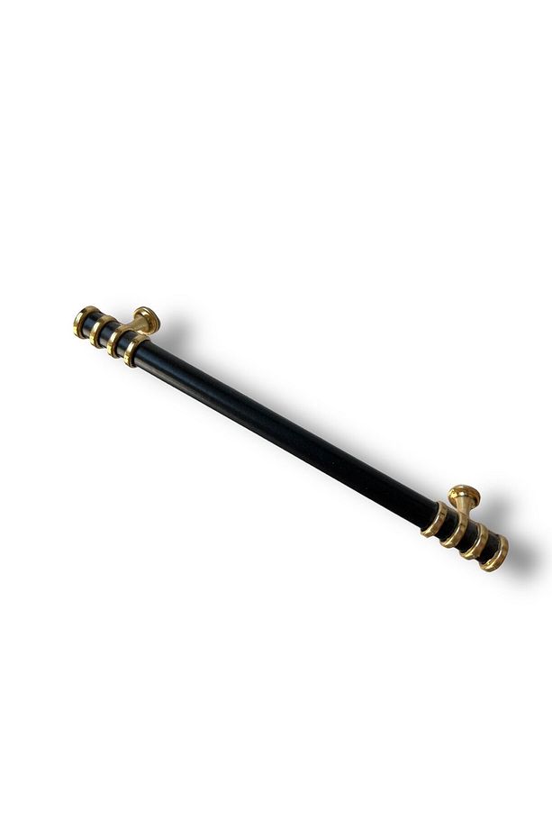 Kapı Dolap Vestiyer Çekmece Kulbu 192 MM ZAFER KULP ALTIN SİYAH - 1