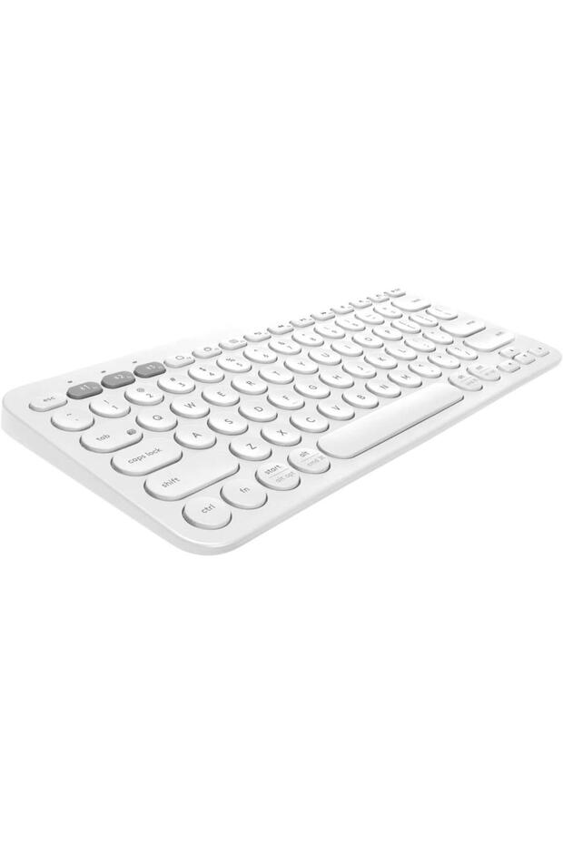 Lenovo Tab M11 Tb330fu (zada0327tr) 11" Uyumlu Kablosuz Bluetooth Pilli Klavye Mouse Seti - Beyaz - 1