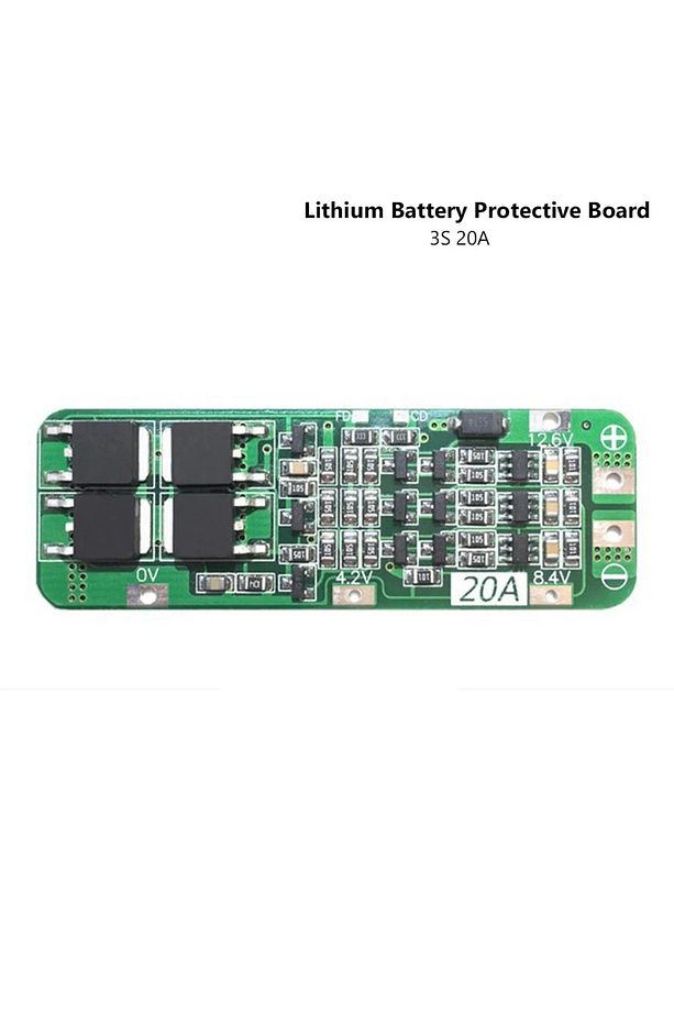 3-20A BMS Module 3s 20a 11.1v Pil Koruma Balans Kartı 18650 Lityum Li-ion Batarya - 1