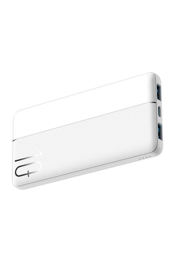 Powerbank 10000mAh Wiwu Wi-P032 Çift USB ve Type-C Portlu PD LED Işık Göstergeli Beyaz - 3