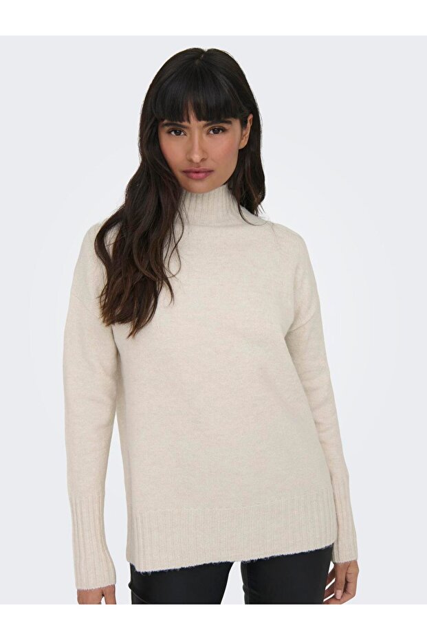 Kadın Yüksek Yaka Örme Kazak - 15297172 - 2