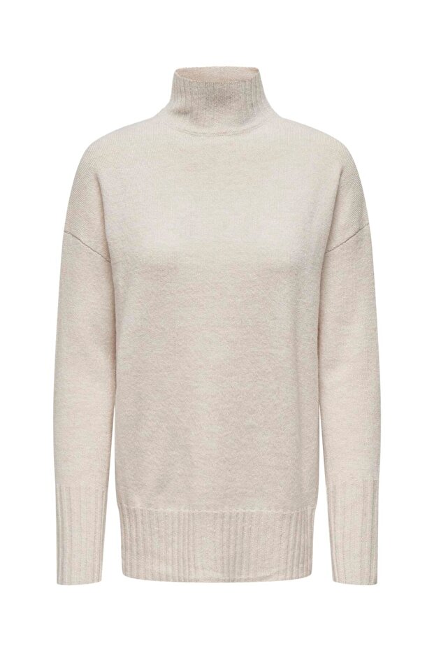 Kadın Yüksek Yaka Örme Kazak - 15297172 - 5