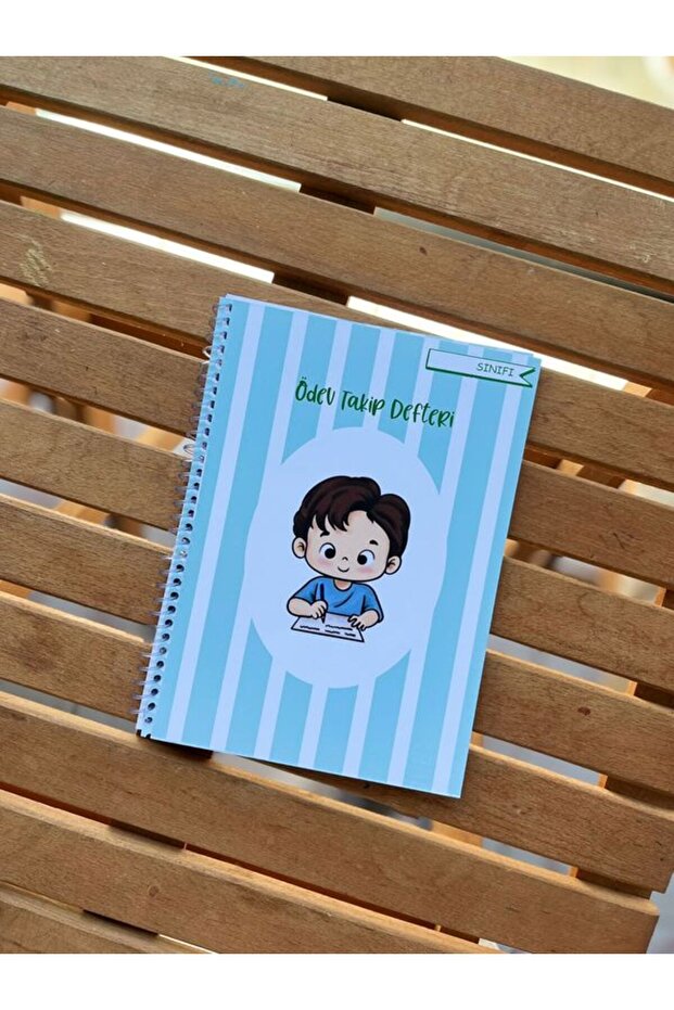 Green Children's Homework Tracker Book - 1 Year
