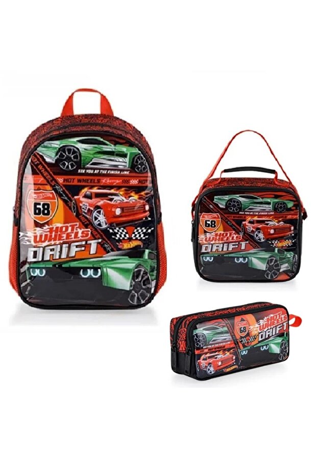 Otto 48379 Hot Wheels Drift Kindergarten Bag Set