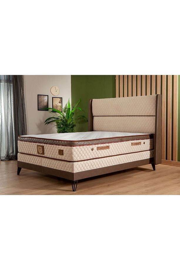 Süper Çift Kişilik Yatak Seti 150x200 / Ortopedik Yatak - Baza - Başlık - 3