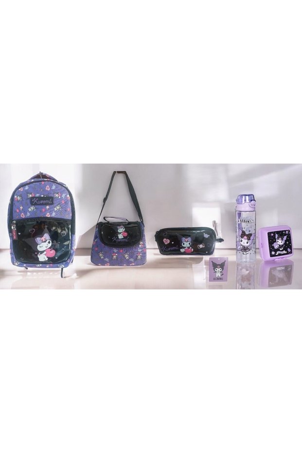 Kuromi̇ School Bag Set (5 Pieces)