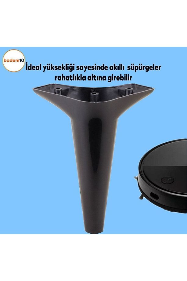 Aspen Lüks Mobilya Kanepe Koltuk Tv Ünitesi Konsol Yükseltici Ayağı Ayakları 18 Cm Siyah Ayak - 2