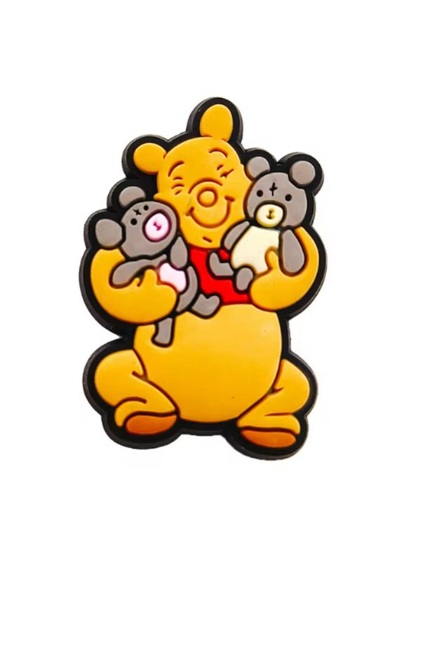 Winnie The Pooh & Oyuncak Bebekleri Terlik Süsü Jibbitz - 1