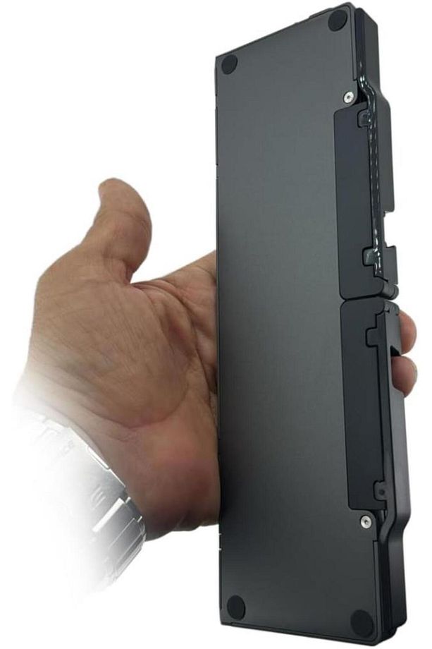 Apple iPad Pro 3. Nesil 12.9" Uyumlu Kablosuz Bluetooth Şarjlı Kendinden Standlı Katlanır Klavye - 5