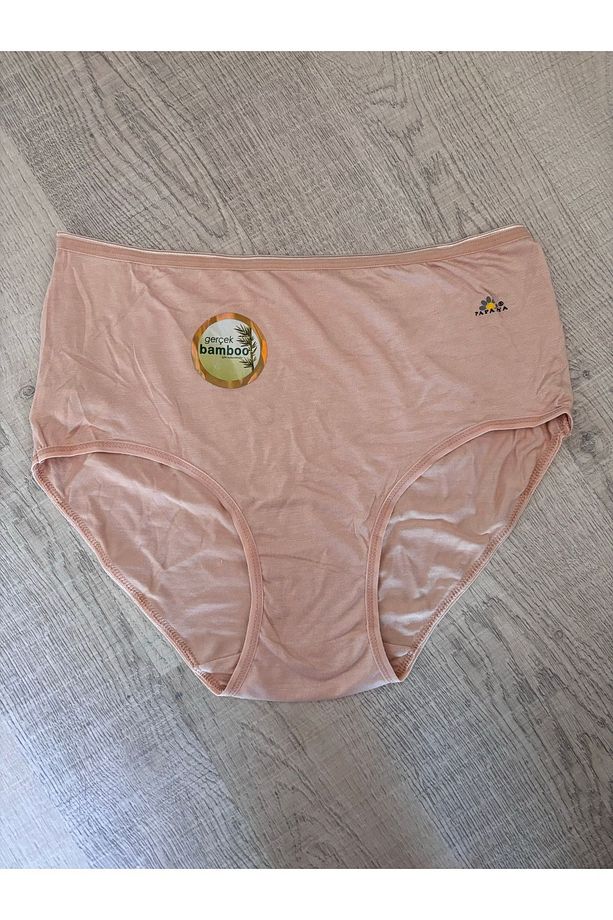 Yüksek Bel Gerçek Bambu Nefes Alan İz Yapmaz Yumuşak Doku Esnek Kilot Slip - 5