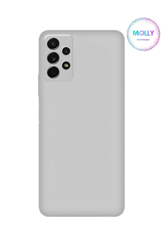 White Liquid Inside Velvet Silicone Case for Samsung Galaxy A32