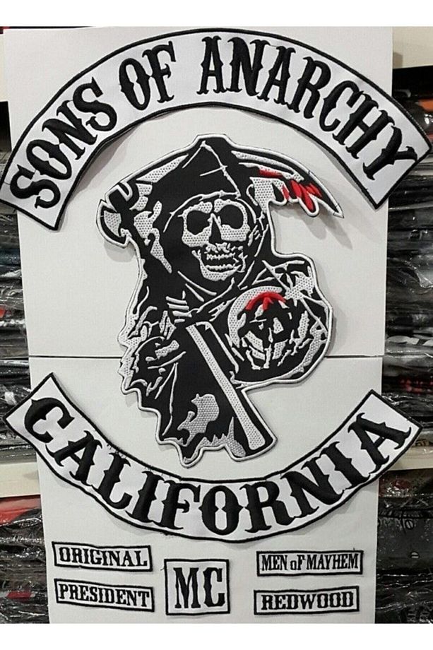Sons Of Anarchy 9 Parça Patch Set - 3
