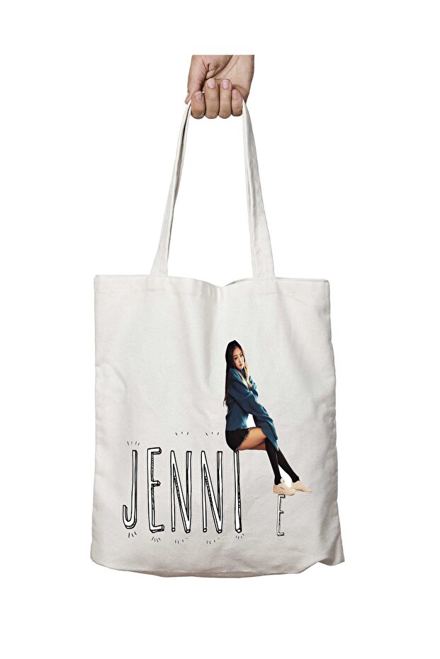 Blackpink Jennie - Two Sides Lasting and Washable Shoulder Tote Bag