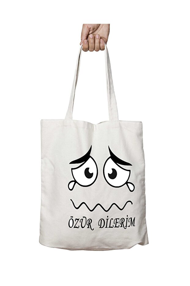 I'M Sorry, Two-Sided Washable School Beach Shoulder Tote Bag