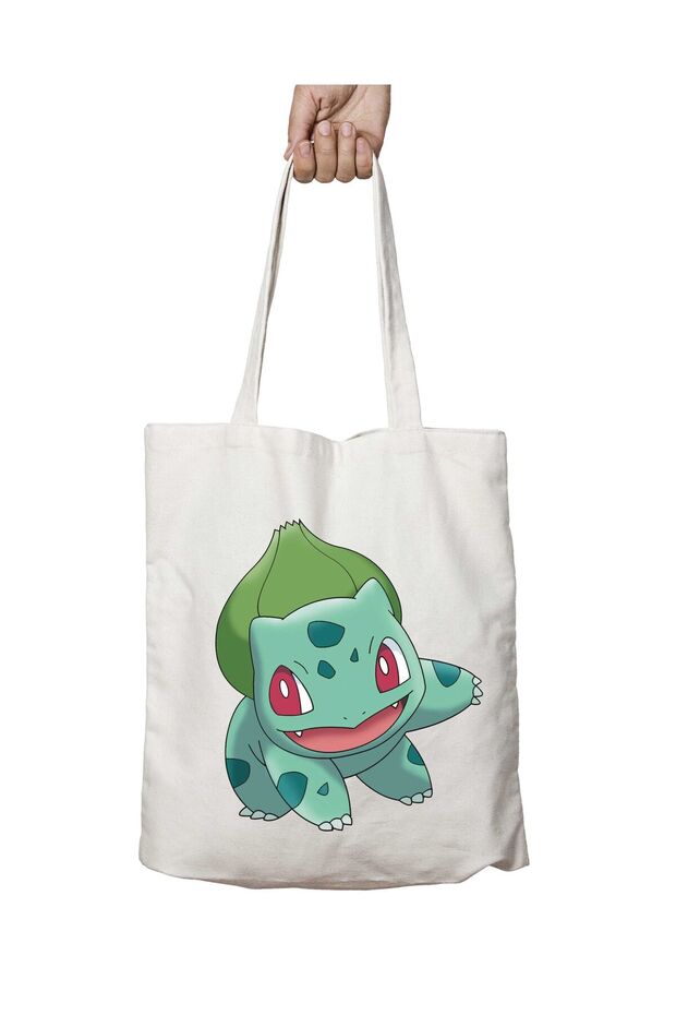 Pokemon Bulbasaur - Two Sides Lasting and Washable Shoulder Tote Bag