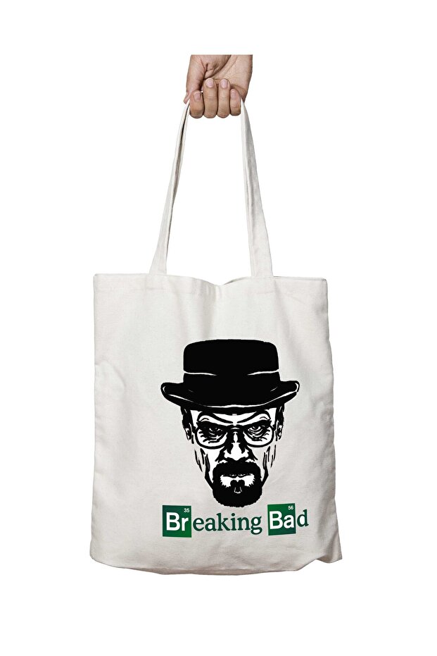 Breaking Bad - Heisen Berg Two Sides Washable School Beach Shoulder Tote Bag
