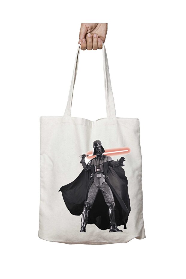 Star Wars Darth Vader Two Sides Permanent Washable School Beach Shoulder Tote Bag