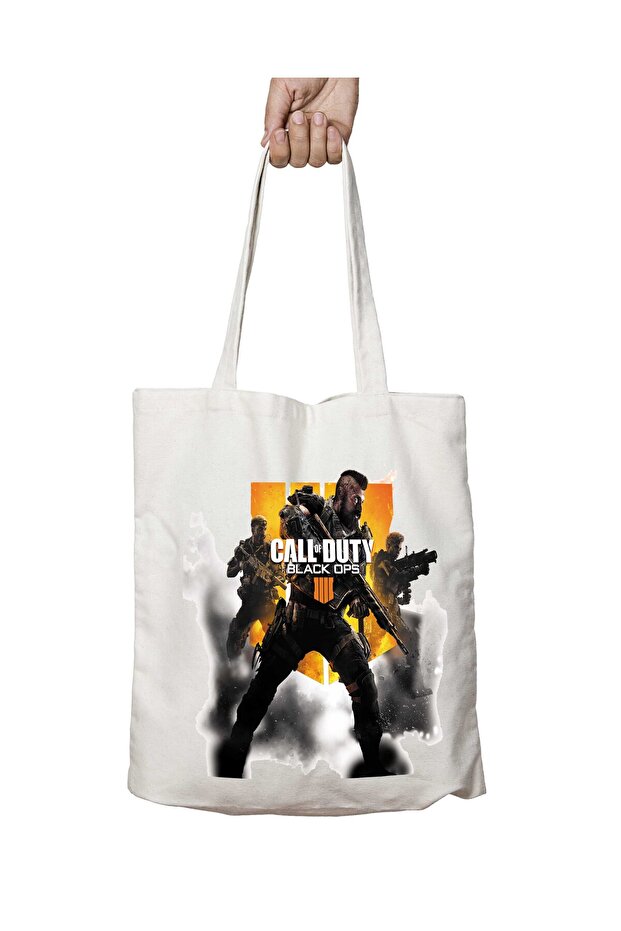 Call of Duty Design Two-Sided Durable Washable School Beach Shoulder Tote Bag
