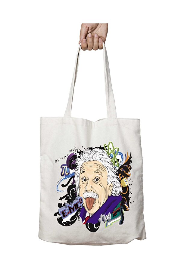 Einstein E=mc2 PI Physics - حقيبة كتف دائمة قابلة للغسل