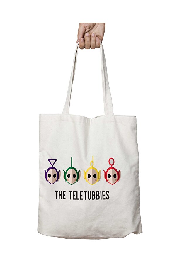 The Teletubbies Two-Sided Washable School Beach Shoulder Tote Bag