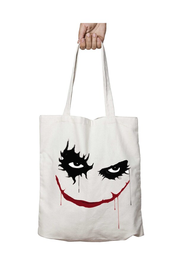 Joker 11 Two-Sided Permanent Washable School Beach Shoulder Cloth Bag