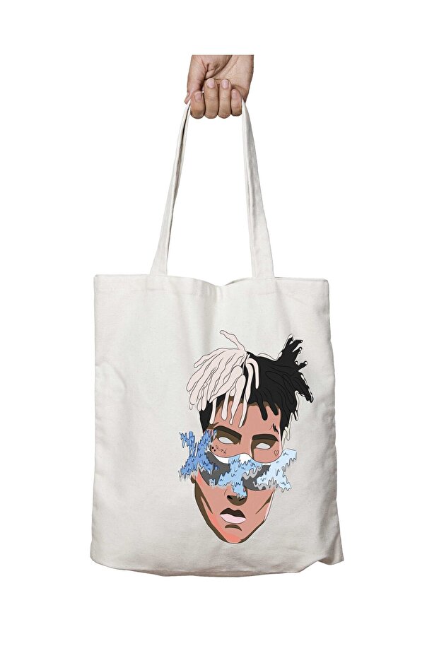 Xxxtentacion 111 Two-Sided Washable School Beach Shoulder Cloth Bag