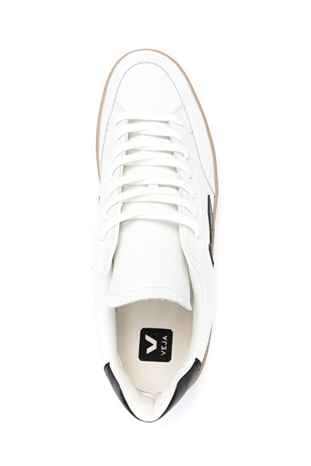 V-12 Kadın Deri Sneaker - 4