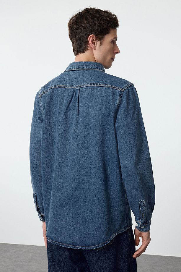Mavi %100 Pamuk Regular Fit Denim Kot Ceket TMNAW25CE00001 - 5