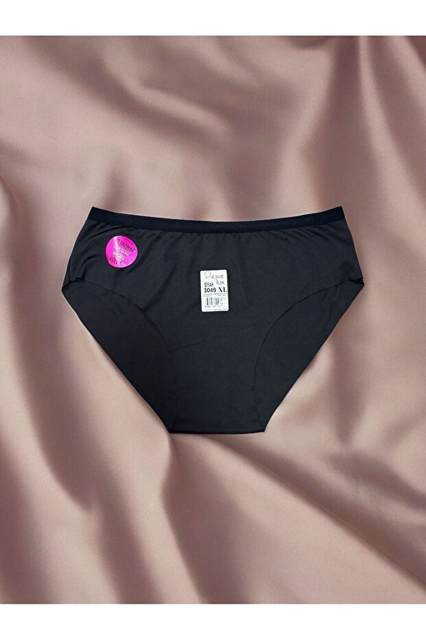 Laser Cut High Waist Non-Marking Slip Pants with Seamless Elastic Waist