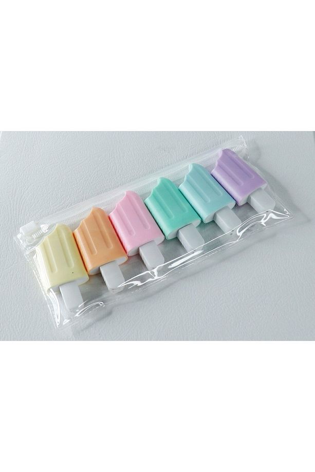 Mini Fosforlu Kalem 6 Lı - 4