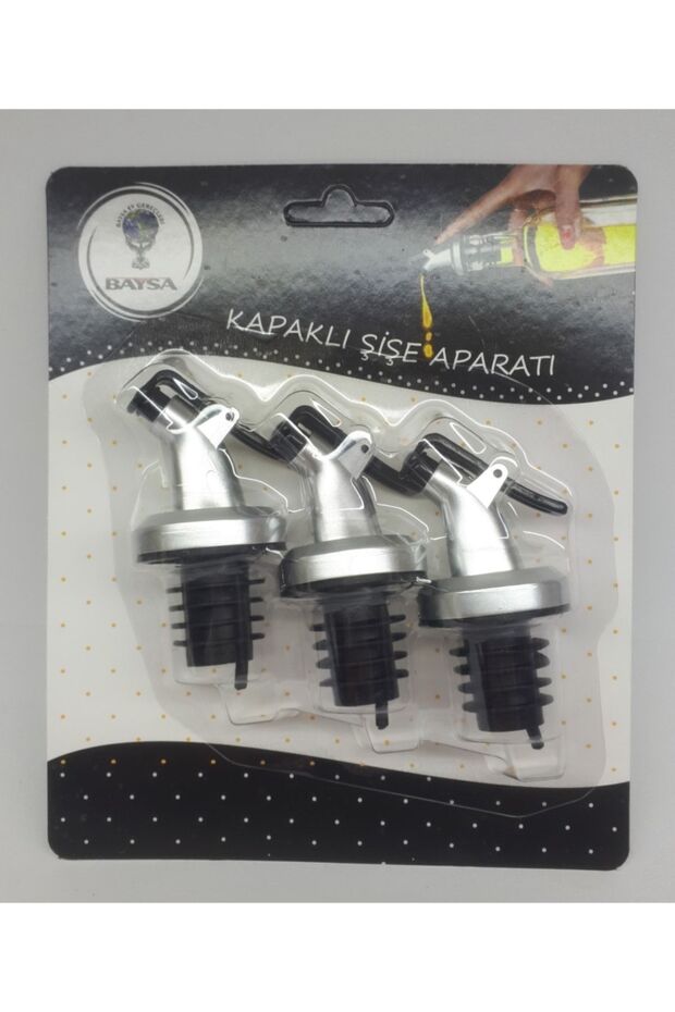 3 Pieces of Lid Bottle Tip Service Apparatus - Dropper - Oil Pot Stopper