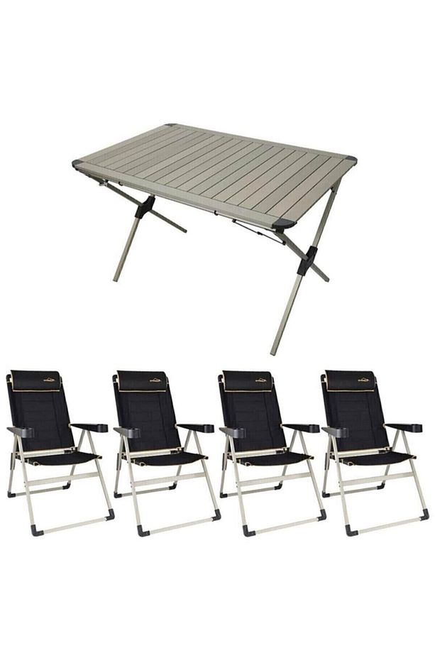 Nurgaz Xxl Masa   4 Lüx Sandalye Set
