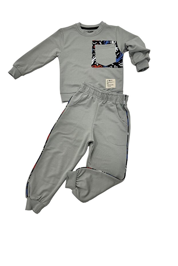 Kids Preschool Season-Specific Tracksuit Sweatshirt Top and Bottom Set
