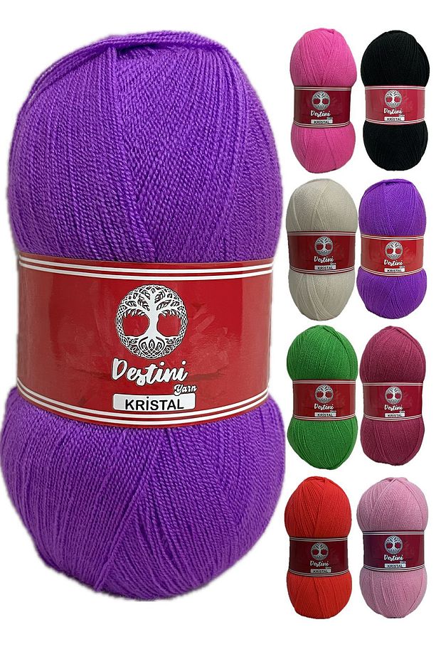 Kristal Lif ipi 1 Adet 100 gr 475 Metre Bonbon Şiş 3-3,5 Tığ 3,5 - 1