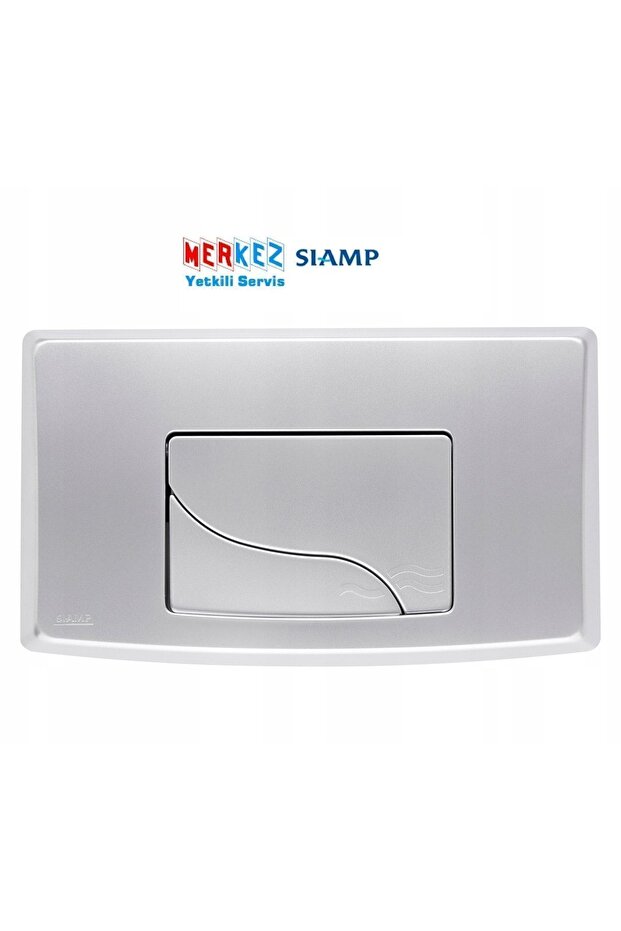 Rezervuar Kapağı Siamp Gömme Rezervuar Kumanda Paneli Mat Krom - 5