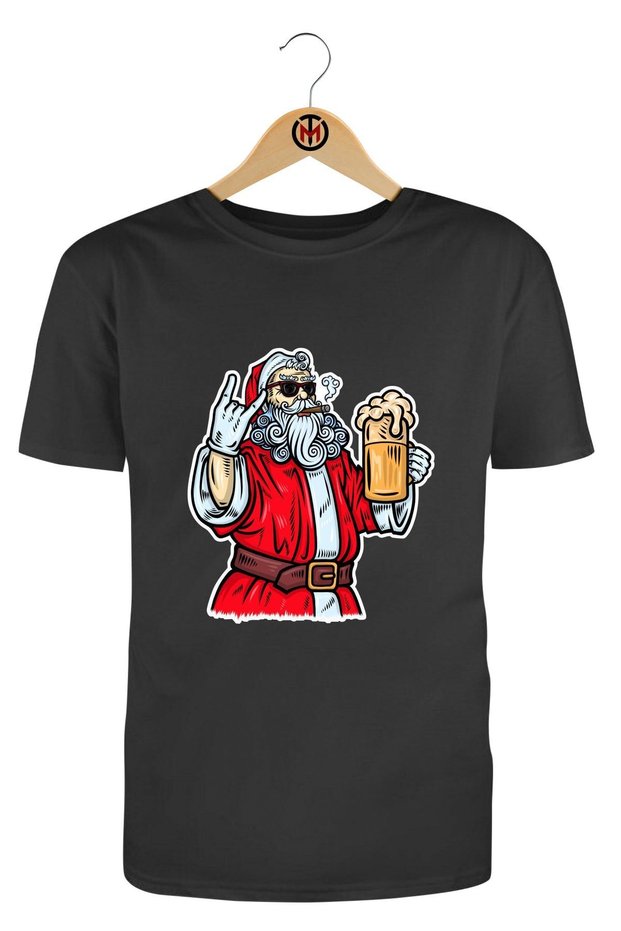 Christmas T-Shirt / New Year Devil Horn T-Shirt