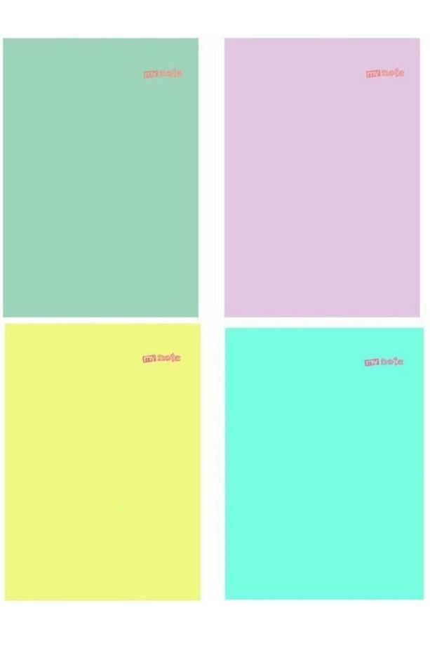 My Note Text Pastel A4 40 Yaprak Çizgili Defter Plastik Kapak - 2