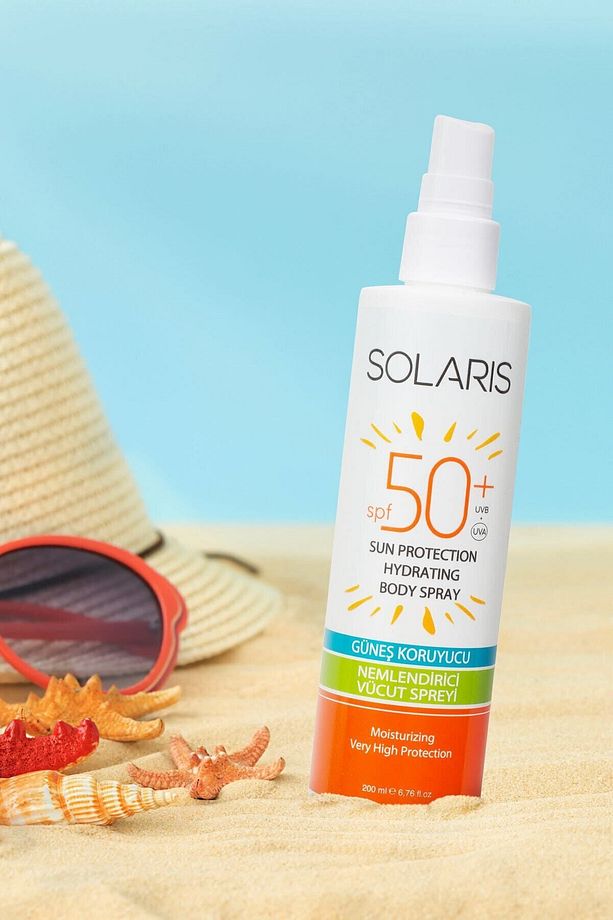 Tüm Cilt Tipleri Için Suya Dayanıklı Güneş Koruyucu Krem Sprey Spf 50 Yüksek Koruma (200 ML) - 4