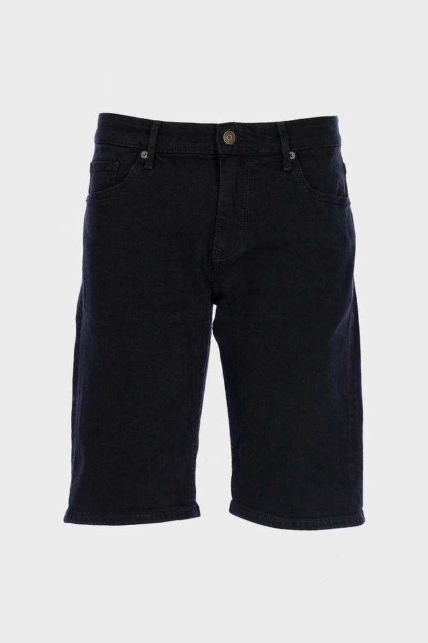 Leon Siyah Normal Bel Regular Fit Jean Şort A 565-160 - 1