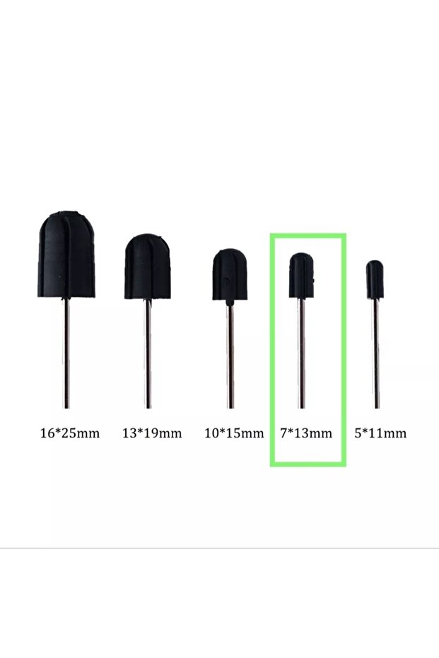 1 Piece 7*13mm Mandrel Rasp Machine Rasp Tip Nail Care Foot Sanding Rasp Heads Excluding Medical