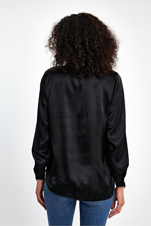 Saten Klasik Gömlek - 7