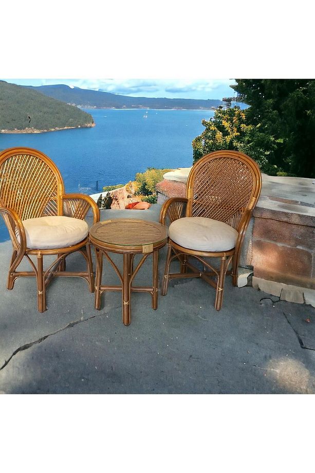 Bambu Şirin Sandalye Fiskos Takımı - 1