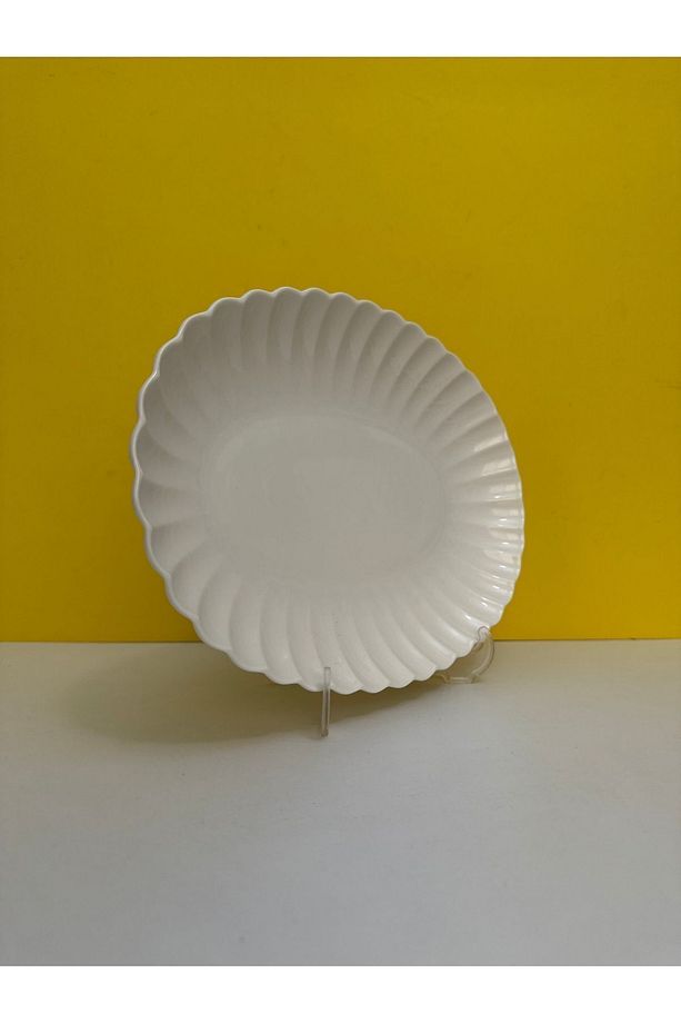 Midye Model Bone Luz Form 27 Cm Kayık Tabak - 2