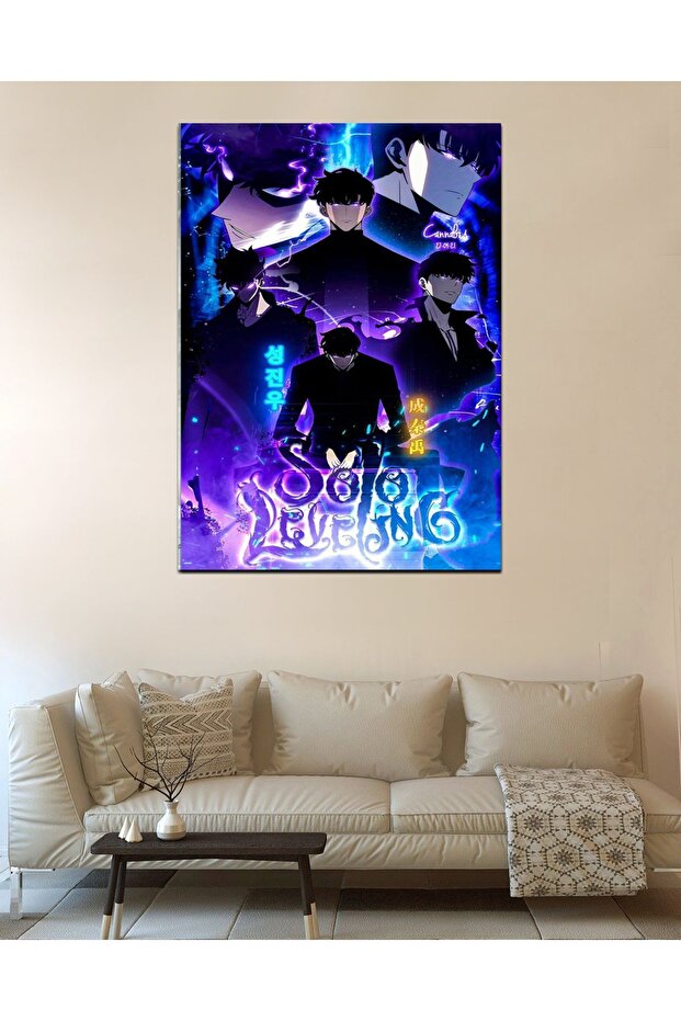 Solo leveling - blue Patterned Design Wall Tapestry