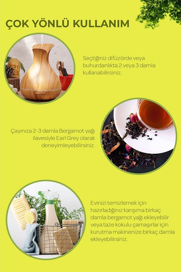 Onka Farma Bergamot Yağı - %100 Saf Bergamot Uçucu Yağı - 10 ml - 6