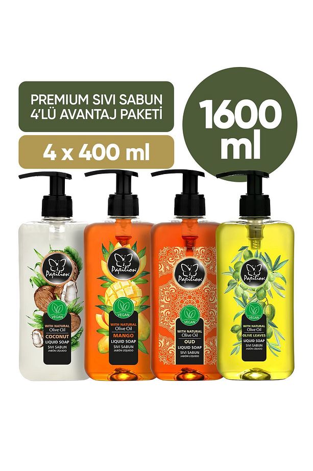 Sıvı Sabun 4'lü Avantaj Paketi - 4x400 ml - 1