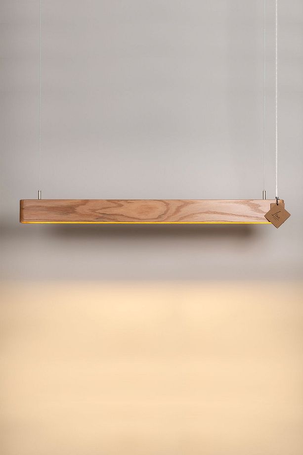 Soft Meşe Modern Ahşap Aydınlatma - Minimal LED Sarkıt Avize - 3