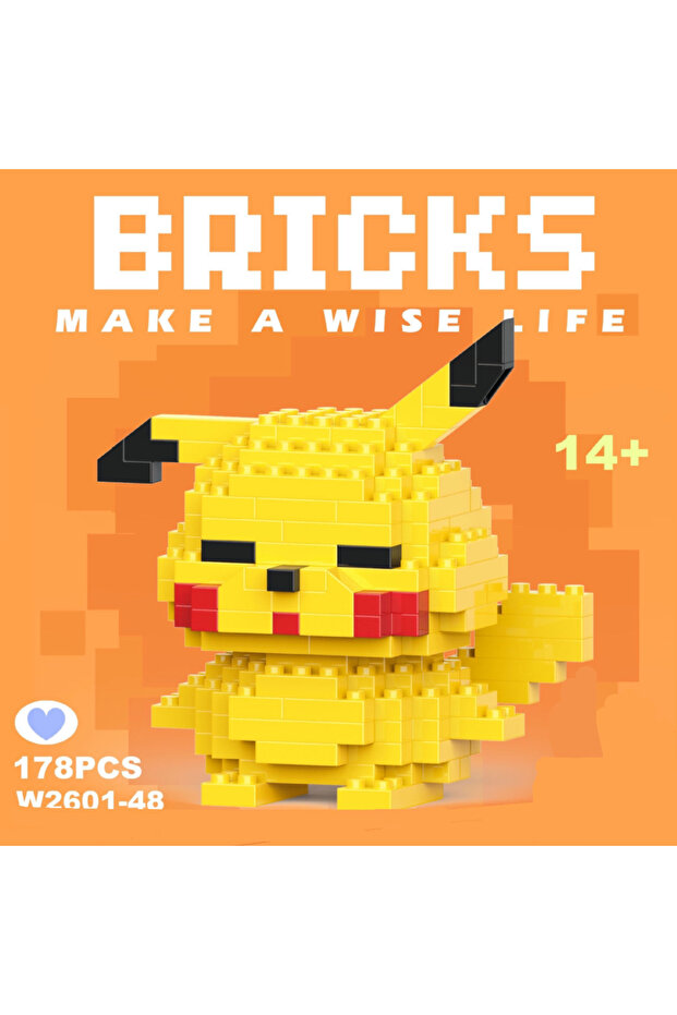 Pokemon Pikachu Bricks Blok Seti - 3