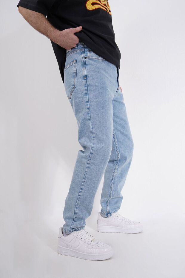 Basic Patternless Men's Mom Jean - 3