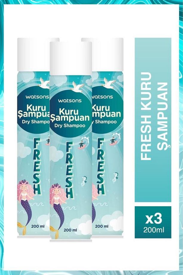 Fresh Kuru Şampuan 200 ml 3 Adet - 1